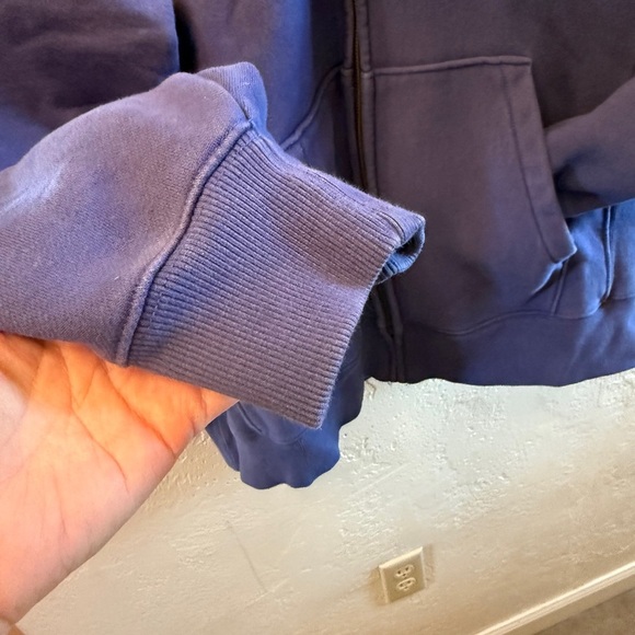 Baatz Blue Full Zip-Up Hoodie Sweatshirt Men’s Sz XXL - Picture 3 of 14